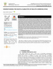 Research paper thumbnail of UNDERSTANDING THE DIGITAL NARRATIVE OF HEALTH COMMUNICATION