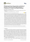 Research paper thumbnail of Contributing Project Characteristics and Realized Benefits of Successful BIM Implementation: A Comparison of Complex and Simple Buildings