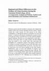 Research paper thumbnail of Regional and Ethnic Differences in the Welfare of Urban Societies during the Tanzimat Period (1844–1870)