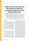 Research paper thumbnail of Oppimisen tuki ja inkluusio  suomalaisessa koulussa: Katsaus nykytilaan ja eräitä kehitysehdotuksia (Learning support and inclusion in Finnish schools: An overview of the current state and some development proposals)