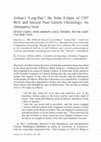 Research paper thumbnail of James, P., Bimson, J. J., Thorpe, N. & van der Veen, P., 2022. The Solar Eclipse of 1207 BCE and Ancient Near Eastern Chronology: An Alternative View