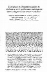 Research paper thumbnail of L'incidence de l'hypothèse initiale du vérificateur sur la performance subséquente dans le diagnostic des erreurs véritables