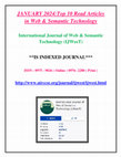 Research paper thumbnail of Top 10 Read Articles in Web & Semantic Technology In January 2024