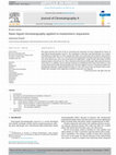 Research paper thumbnail of Nano-liquid chromatography applied to enantiomers separation