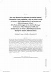 Research paper thumbnail of Ang mga Ideolohiyang Politikal ng Catholic Bishops' Conference of the Philippines (CBCP) at United Church of Christ in the Philippines (UCCP) sa Panahon ng Administrasyong Duterte