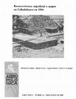 Research paper thumbnail of Reconocimiento superficial y mapeo en Calixtlahuaca en 2006