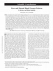 Research paper thumbnail of Race and Diurnal Blood Pressure Patterns