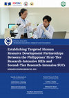 Research paper thumbnail of Establishing Trageted Human Resource Development Partnerships between the Philippines’ First Tier Research-Intensive HEIs and Second Tier Research-Intensive SUCs