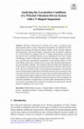 Research paper thumbnail of Analyzing the Locomotion Conditions of a Wheeled Vibration-Driven System with a V-Shaped Suspension