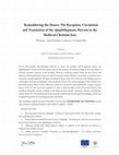 Research paper thumbnail of Remembering the Desert: The Reception, Circulation and Translation of the Apophthegmata Patrum in the Medieval Christian East