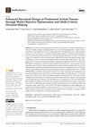 Research paper thumbnail of Enhanced Structural Design of Prestressed Arched Trusses through Multi-Objective Optimization and Multi-Criteria Decision-Making