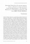 Research paper thumbnail of Guillermo Tomás Faci, "El aragonés medieval. Lengua y Estado en el reino de Aragón