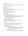 Research paper thumbnail of Please see CV for a listing of local, state, national, and international paper presentations and invited keynotes and talks [Headings: Presentations at Professional Meetings and Recognition by Scholarly and Professional Associations]