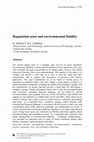 Research paper thumbnail of Reputation asset and environmental liability