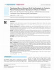 Research paper thumbnail of Tubularised Buccal Mucosal Graft Urethroplasty for Posterior Pelvic Fracture Urethral Distraction Defects in Children