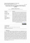 Research paper thumbnail of Summarizing twitter posts regarding COVID-19 based on n-grams