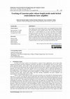 Research paper thumbnail of Tracking of Gaussian pulse release length inside mode-locked semiconductor laser amplifier