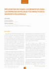 Research paper thumbnail of Cita en Kitler, S., Abraham, C. & Zanfardini, M. (2024). Influencers de viajes: los beneficios para las empresas hoteleras y su impacto en el segmento millennials. Marketing de servicios: su esencia Vol.2 Nro. 1 pp. 33-49.