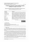 Research paper thumbnail of Comparative performance analysis of different queuing techniques for campus area network