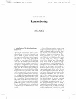 Research paper thumbnail of Remembering (Cambridge Handbook of Situated Cognition)