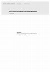 Research paper thumbnail of "Breve roteiro para redação de projetos de pesquisa". Revista Estudos Políticos, n.6, (p.345-353), 2013.