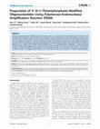 Research paper thumbnail of Preparation of 5'-O-(1-Thiotriphosphate)-Modified Oligonucleotides Using Polymerase-Endonuclease Amplification Reaction (PEAR