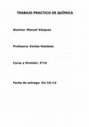 Research paper thumbnail of TRABAJO PRACTICO DE QUIMICA