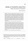 Research paper thumbnail of Robert Brandom - Hegel e Filosofia Analítica