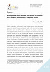 Research paper thumbnail of A Antiguidade Tardia revisada: uma análise da contenda entre Gregório Nazianzeno e o Imperador Juliano. Resenha de: CARVALHO, Margarida Maria de. Paideia e Retórica no século IV d.C. A construção da imagem do Imperador Juliano segundo Gregório Nazianzeno. São Paulo: Annablume/FAPESP, 2010.