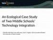 Research paper thumbnail of An Ecological Case Study of Two Middle Schools’ Technology Integration