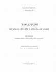 Research paper thumbnail of Alberti, Féliu, Pierrevelcin (dir.) 2014 : Transalpinare : Mélanges offerts à Anne-Marie Adam. Bordeaux : Ausonius.