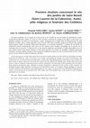 Research paper thumbnail of Premiers résultats concernant le site des Jardins de Saint-Benoît (Saint-Laurent-de-la-Cabrerisse, Aude), pôle religieux et funéraire des Corbières