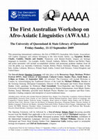 Research paper thumbnail of AWAAL POSTER (One Page)