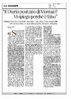 Research paper thumbnail of "Il Diario postumo di Montale? Vi spiego perché è falso", "La Stampa", 23 novembre 2014