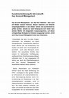 Research paper thumbnail of Kundenorientierung für die Zukunft - Key Account Management