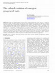 Research paper thumbnail of The Collaborative Emergence of Group Cognition [Theiner & Sutton, commentary on Smaldino]