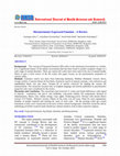 Research paper thumbnail of Measurements of Expressed Emotion - A Review