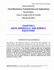 Research paper thumbnail of Fluid Mechanics solution