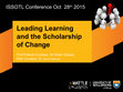 Research paper thumbnail of Leading Learning and the Scholarship of Change