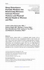 Research paper thumbnail of Sleep Disturbance Partially Mediates the Relationship Between Intimate Partner Violence and Physical/Mental Health in Women and Men