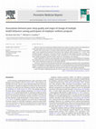 Research paper thumbnail of Associations between Poor Sleep Quality and Stages of Change of Multiple Health Behaviors among Participants of Employee Wellness Program