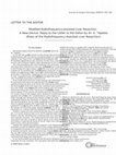 Research paper thumbnail of Modified radiofrequency-assisted liver resection. A new device. Reply to the letter to the editor by Dr. K. Tepetes (Risks of the radiofrequency-assisted liver resection)