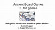 Research paper thumbnail of Ancient Board Games 3: Hnefatafl and Tablut [Revision C, 2015]