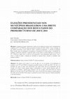 Research paper thumbnail of "Eleições presidenciais nos municípios brasileiros: uma breve comparação dos resultados do primeiro turno de 2010 e 2014", Em Debate, vol.7/2, 2015.