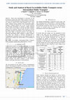 Research paper thumbnail of study and analysis of rural accessibilty: public versus intermediate public transport