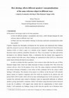 Research paper thumbnail of How ideology affects different speakers' conceptualizations of the same reference object in different ways – Analysis of comments referring to Nikos Romanos' hunger strike