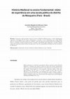 Research paper thumbnail of MENEZES NETO, Geraldo Magella de. História Medieval no ensino fundamental: relato de experiência em uma escola pública do distrito de Mosqueiro (Pará -Brasil). Rev. Hist. UEG - Anápolis, v.4, n.2, p. 320-339, ago. /dez. 2015.