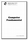 Research paper thumbnail of Computer Fundamental