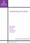 Research paper thumbnail of Understanding Policy Options