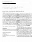 Research paper thumbnail of Analysis of priority mix planning for the fabrication of semiconductors under uncertainty